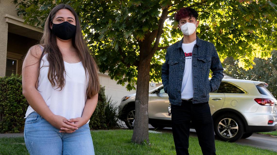 Latino voters Isabel Gatdula, of Sacramento, and Marco Lopez, of Elk Grove, talk on Wednesday, Oct 28, 2020, about the issues important to them as they vote for the first time in an election. “I’m actually the first voter in my whole family,” said Lopez. “My parents never voted, my parent’s parents never voted. It’s just not something we are used to doing.”