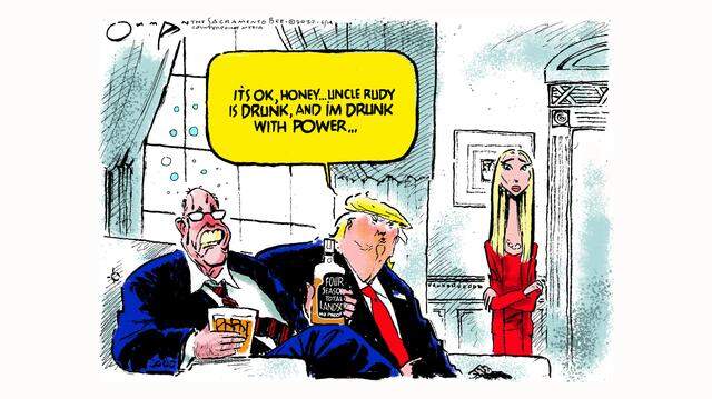 Jack Ohman: Rudy’s cocktail and bull story ...