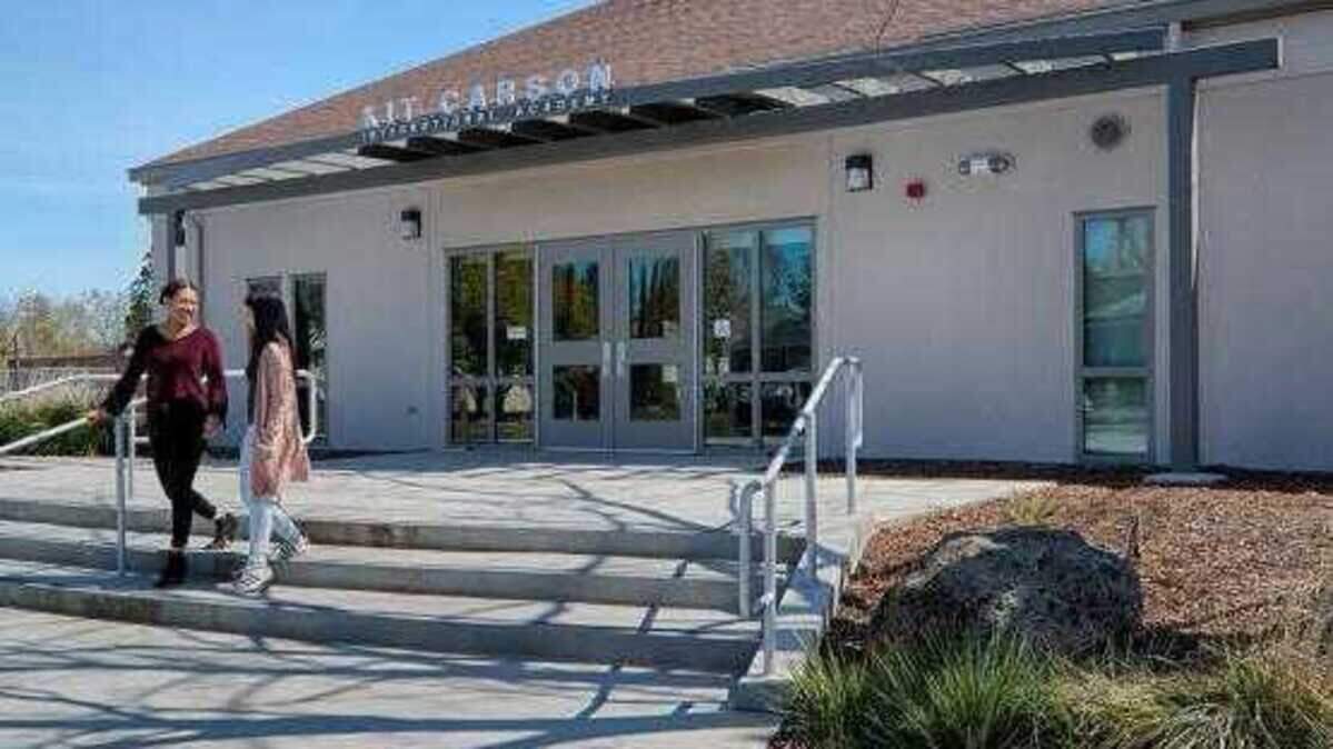 Umoja International Academy was formerly known as Kit Carson Academy before district officials renamed the midtown campus earlier this year. A staffer at the school was placed on leave after he was allegedly seen on video pushing a student.