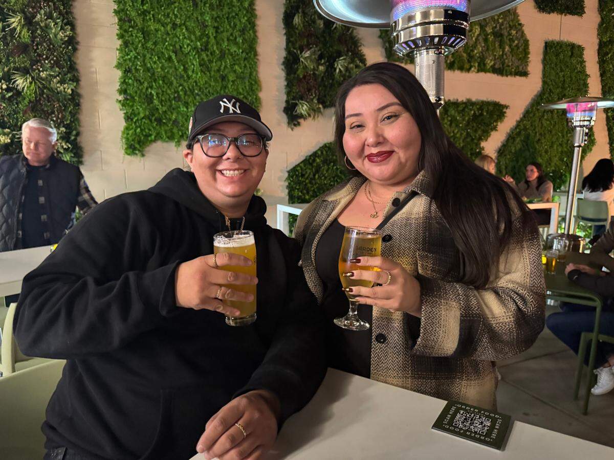 Yesenia and Monique Rivera attend Garden At The Line’s opening on Dec. 7, 2024.