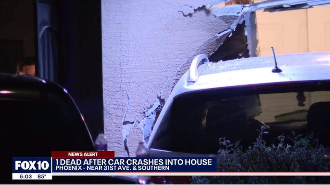 A 66-year-old grandfather died when an SUV slammed into his Phoenix home while he was sleeping, an Arizona family says.