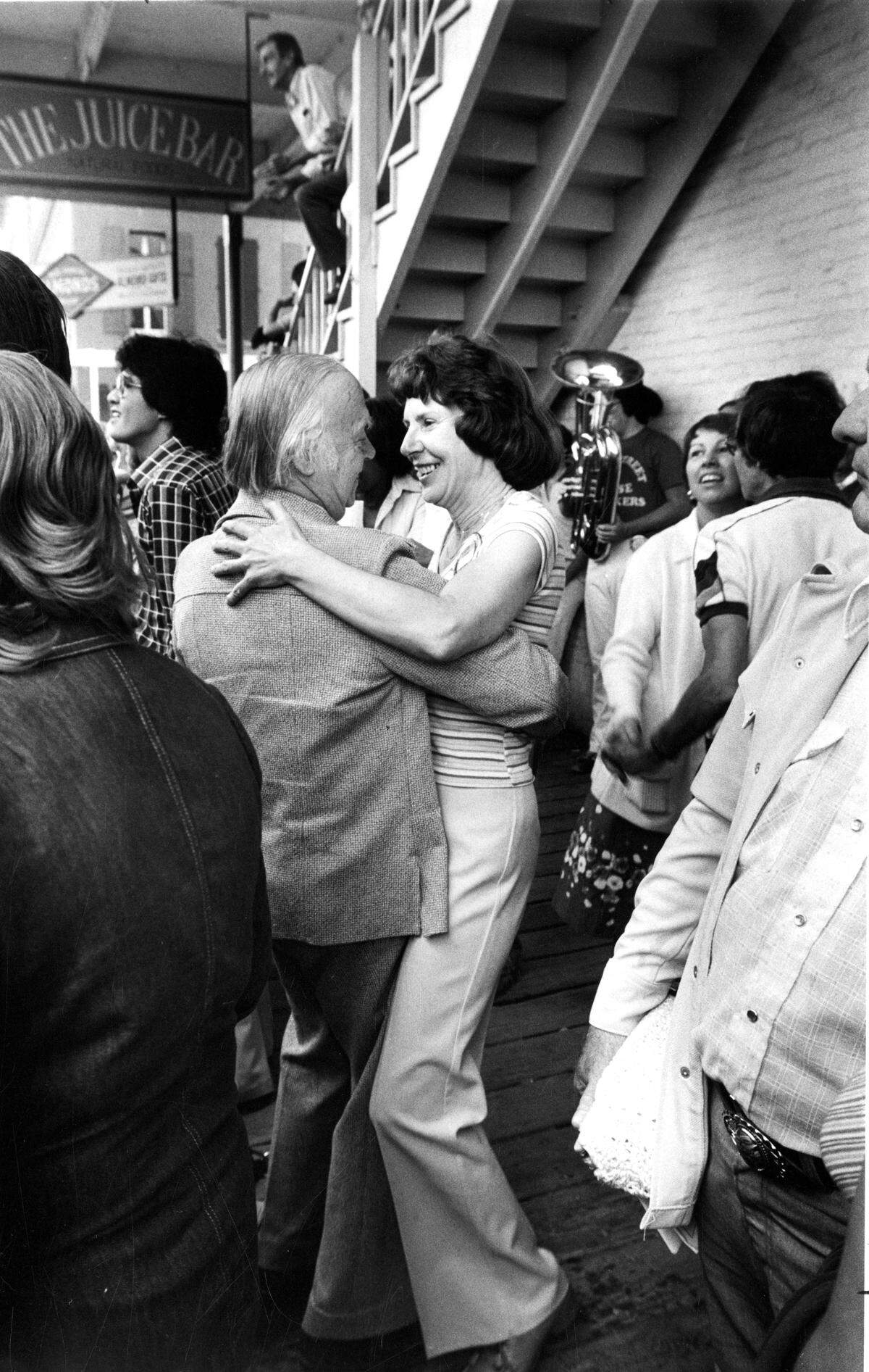 Dancers enjoy the music in a historic Sacramento Bee photograph from the Center of Sacramento History's exhibit on the heyday of the Sacramento Jazz Jubilee. The exhibit will be part of the Sacramento Archives Crawl on Saturday.