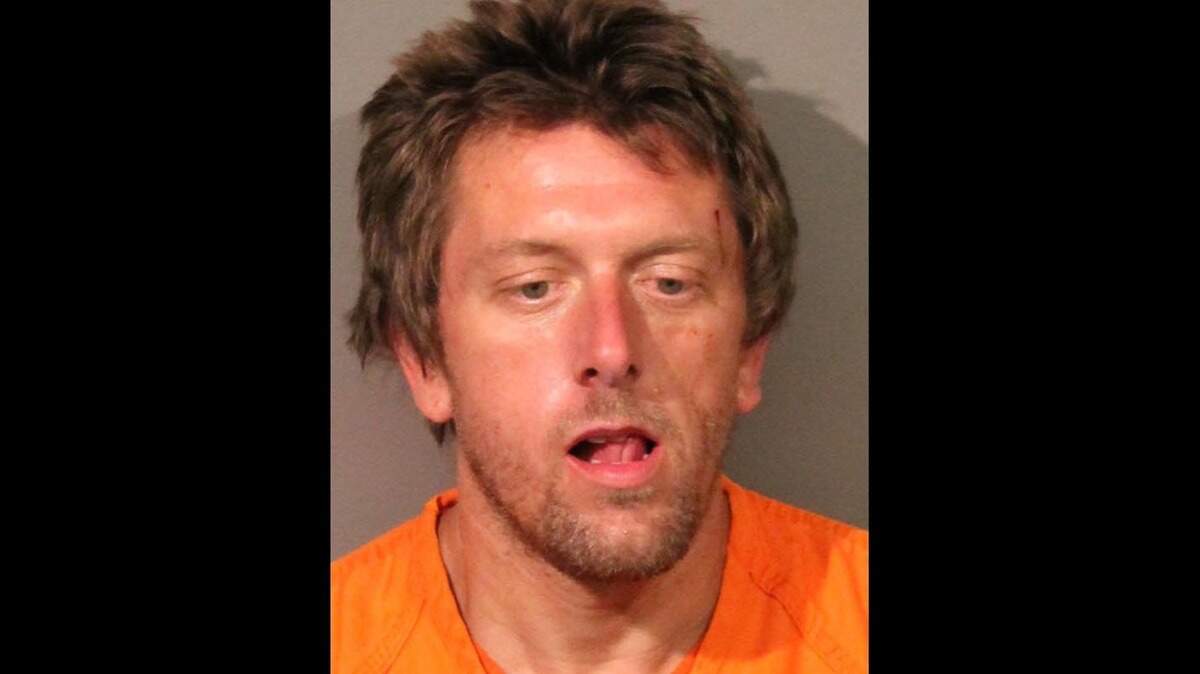 Jason Ussery of Citrus Heights was arrested Tuesday night on suspicion of attempting to break in to several Roseville homes. 