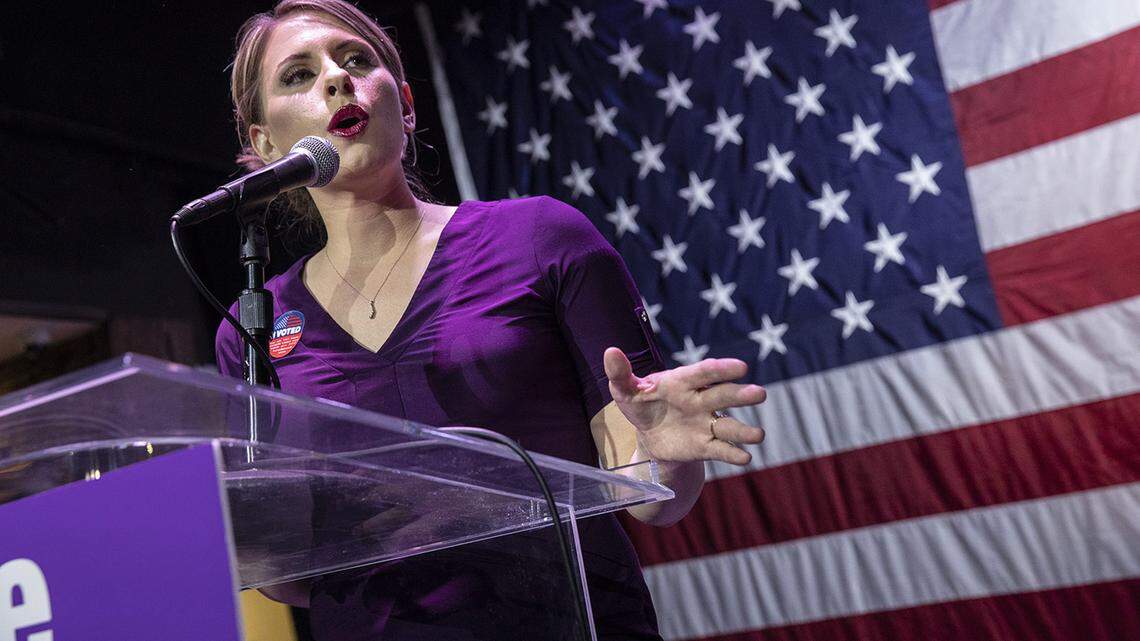 Former Rep. Katie Hill resigned from Congress in October 2019, creating an open seat among California’s congressional delegation. (Brian van der Brug/Los Angeles Times/TNS)