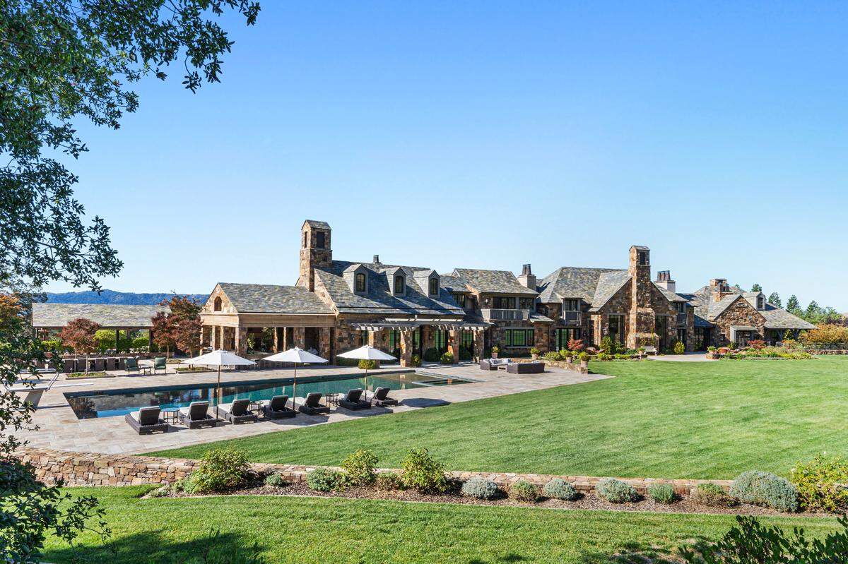 The home is secluded on 21 acres in the East Bay.