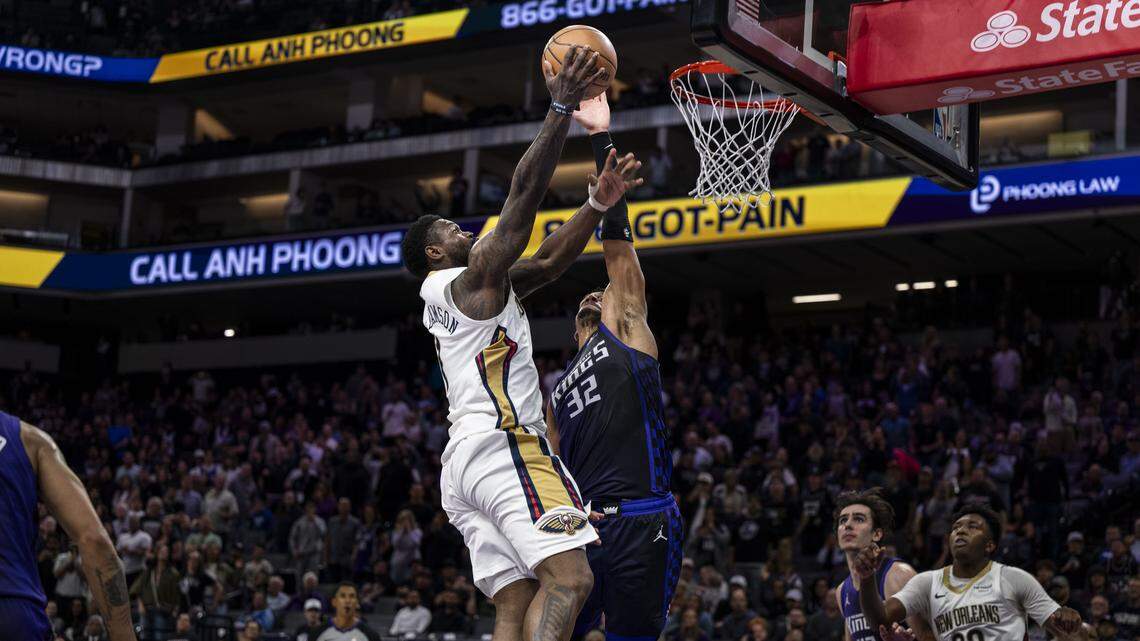 Undrafted rookie stuffs Zion Williamson to seal Kings’ win over Pelicans
