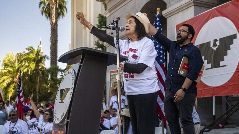 Gov. Gavin Newsom renames new state building after labor advocate Dolores Huerta