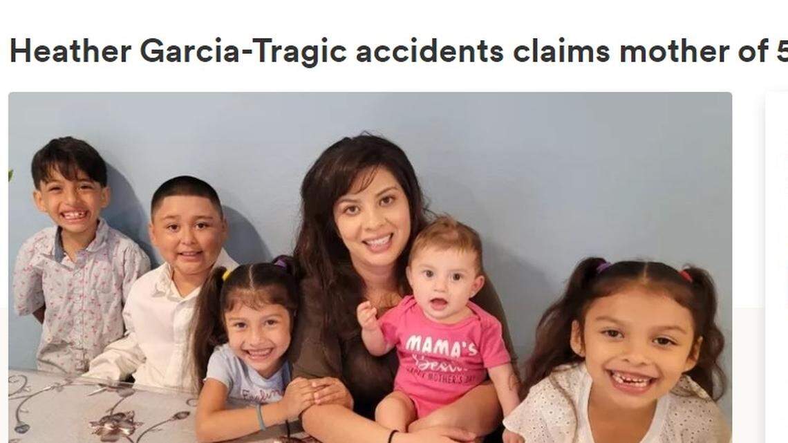 Heather Garcia, 29, died after falling from a party bus onto a Hollywood, California, highway, her family says. She was a mother of five.