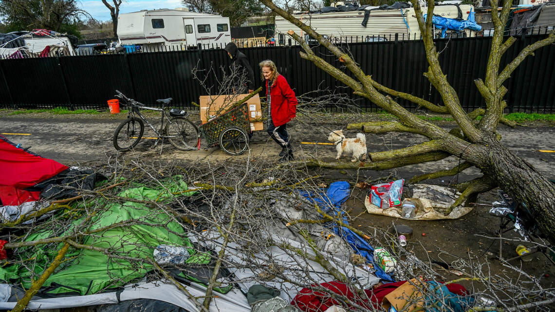 73-year-old homeless woman trapped in tent during Sacramento storm: ‘I couldn’t move’