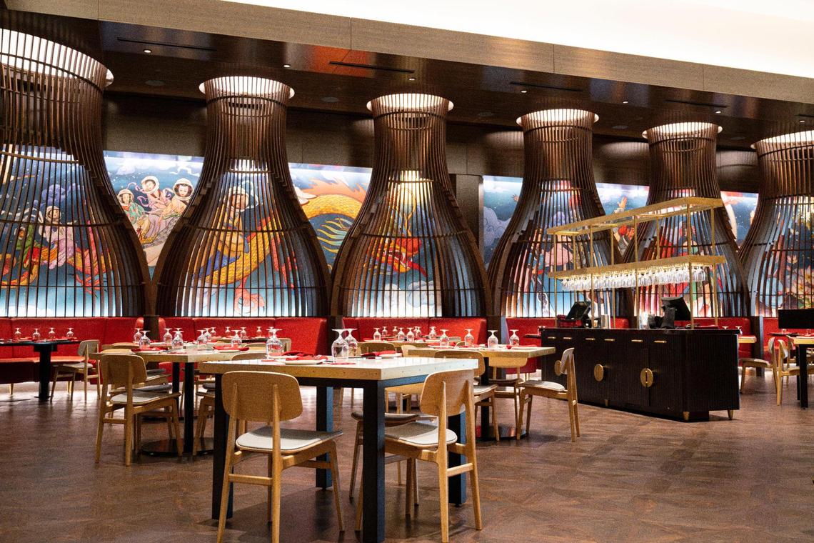 The Dragon Beaux restaurant features Cantonese roast meats and traditional Chinese cooking at Sky River Casino.