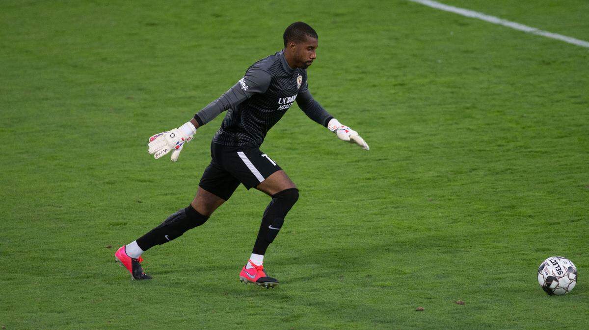 Sac Republic FC goalkeeper Rafael Díaz (18) finished the game against Reno 1868 with five saves and his third consecutive clean sheet in the 1-0 win. 