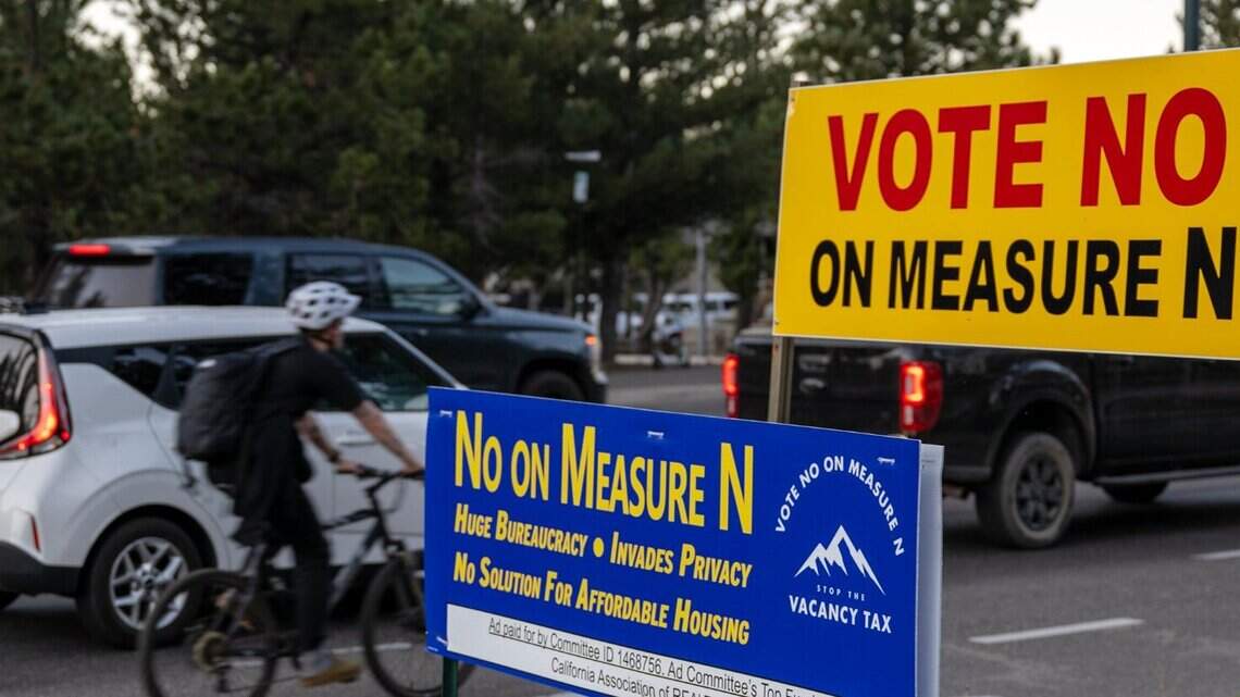 South Lake Tahoe voters turning down controversial proposed tax on vacant homes