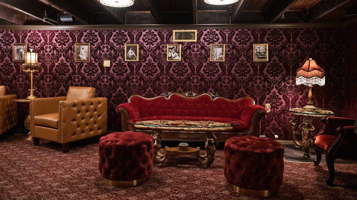 The VIP room at Daniello’s speakeasy is decorated with early 19th century decor on Friday, Oct. 19, 2024 in Roseville. The speakeasy has closed its doors.