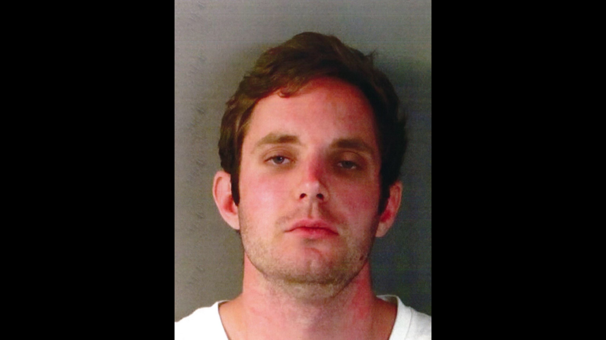 Jacob Obanion, 27, was arrested in Auburn Sunday on suspicion of burglary, automobile theft and elder abuse, according to police.