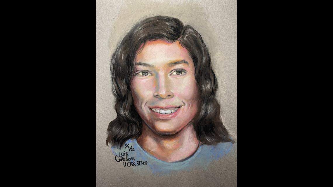 An artist’s rendering of what Rogers “Roger” Lee Ellis may have looked like when he vanished at age 22 in 1976. His remains, found in Montana in 2004, were just identified and detectives are investigating his death.