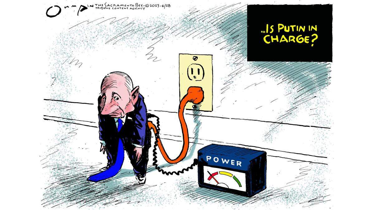 President Putin is running down.