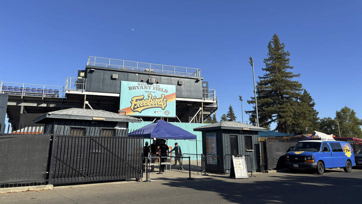 Bryant Field, home of the Yuba-Sutter Freebirds, in Marysville on Tuesday, June 23, 2026. The Freebirds are offering deals on beer, tickets and hotdogs, every Tuesday.