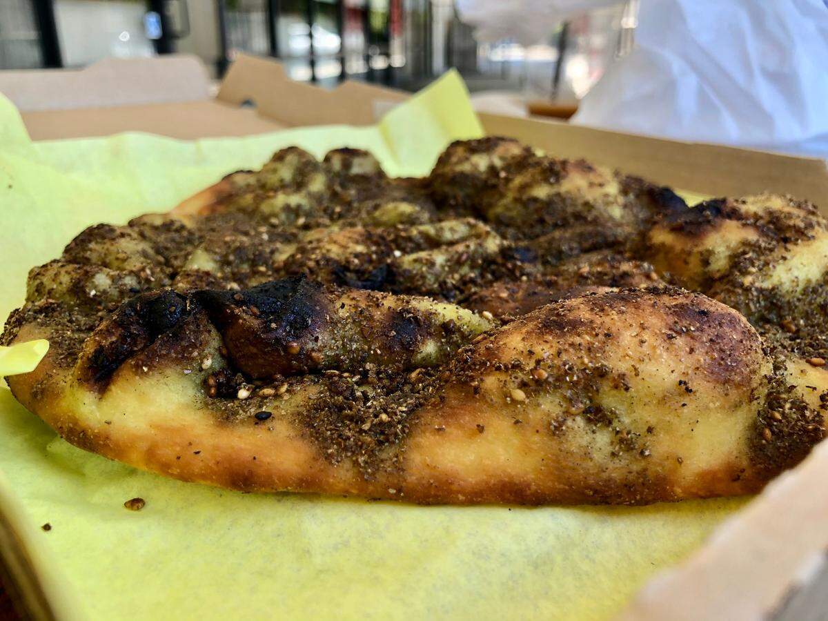 Sinbad Market & Bakery’s za’atar manakeesh.
