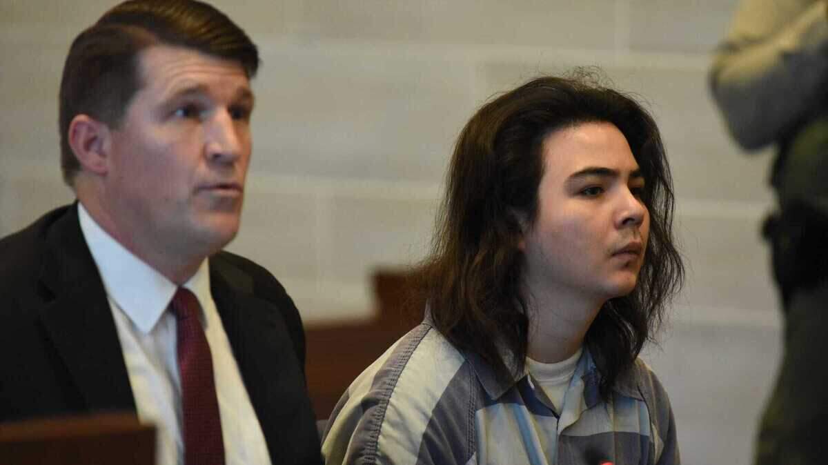 Carlos Reales Dominguez, right, appears Friday, Jan. 5, 2024, at a restoration of competency hearing in Yolo Superior Court in Woodland with his attorney, Deputy Public Defender Dan Hutchinson. Dominguez is accused in the fatal stabbing of two men and the stabbing assault of a homeless woman last year.