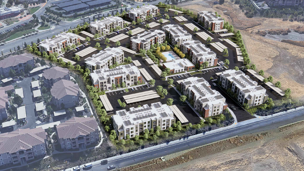 USA Properties Fund Inc. has begun construction on Terracina at Whitney Ranch, a 288-unit affordable housing apartment complex between University Avenue and Wildcat Boulevard in Rocklin, California.