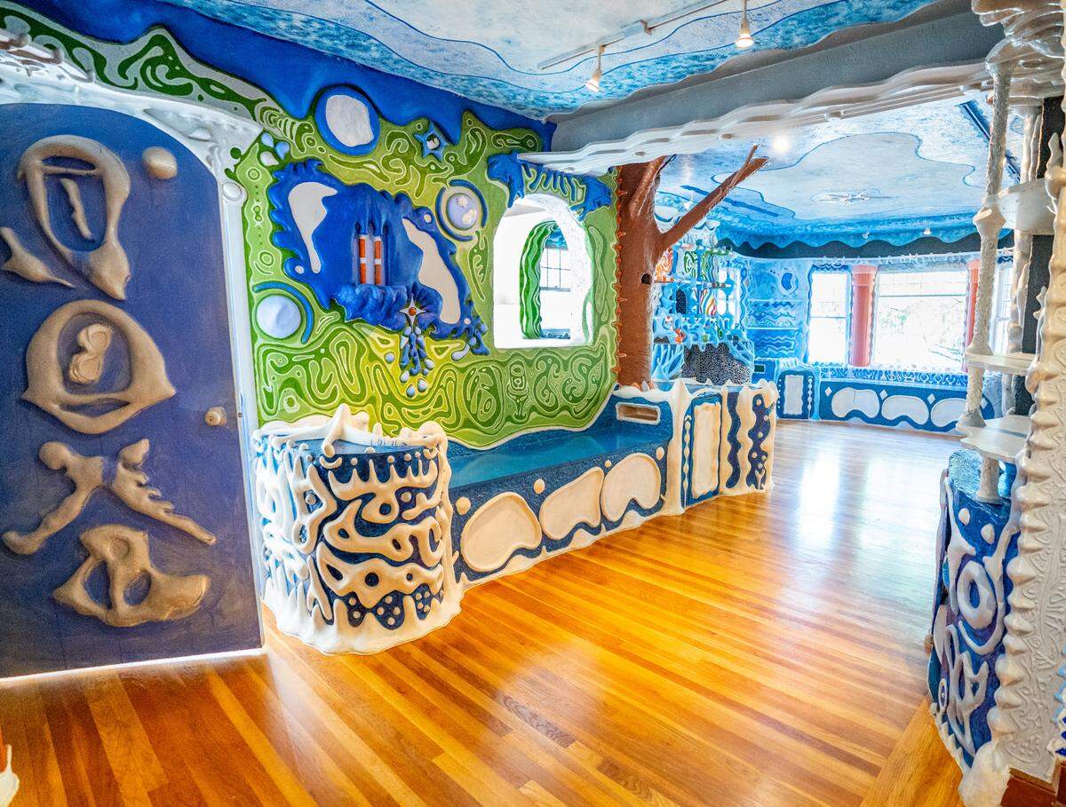 This home is located across the street from Curtis Park, housing four bedrooms and two bathrooms along with an interesting interior design, October 20, 2022.