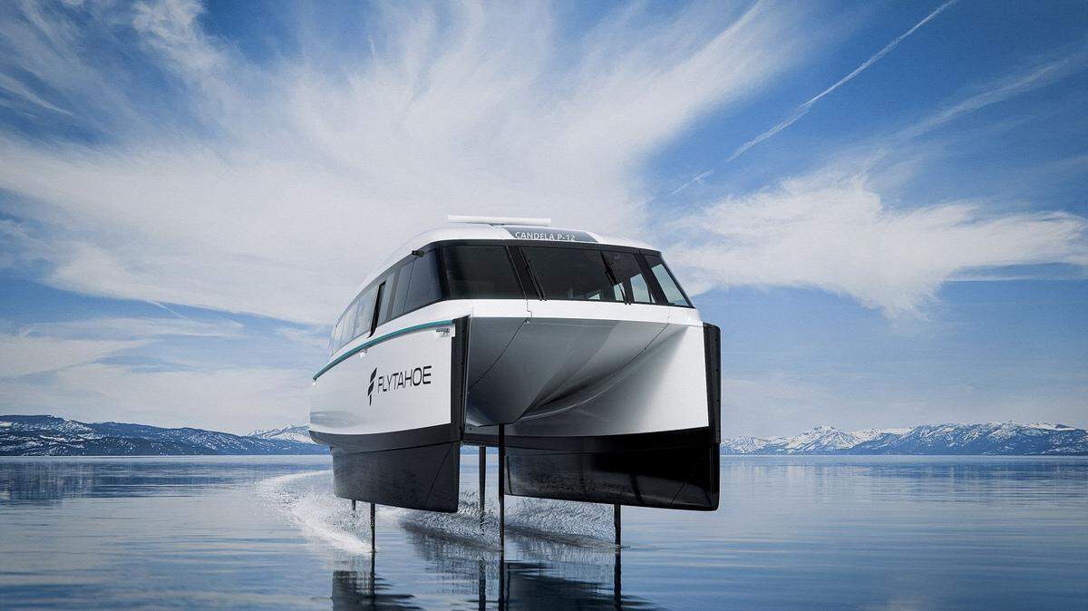 The fast, hydrofoiling electric ferry coming to Lake Tahoe.