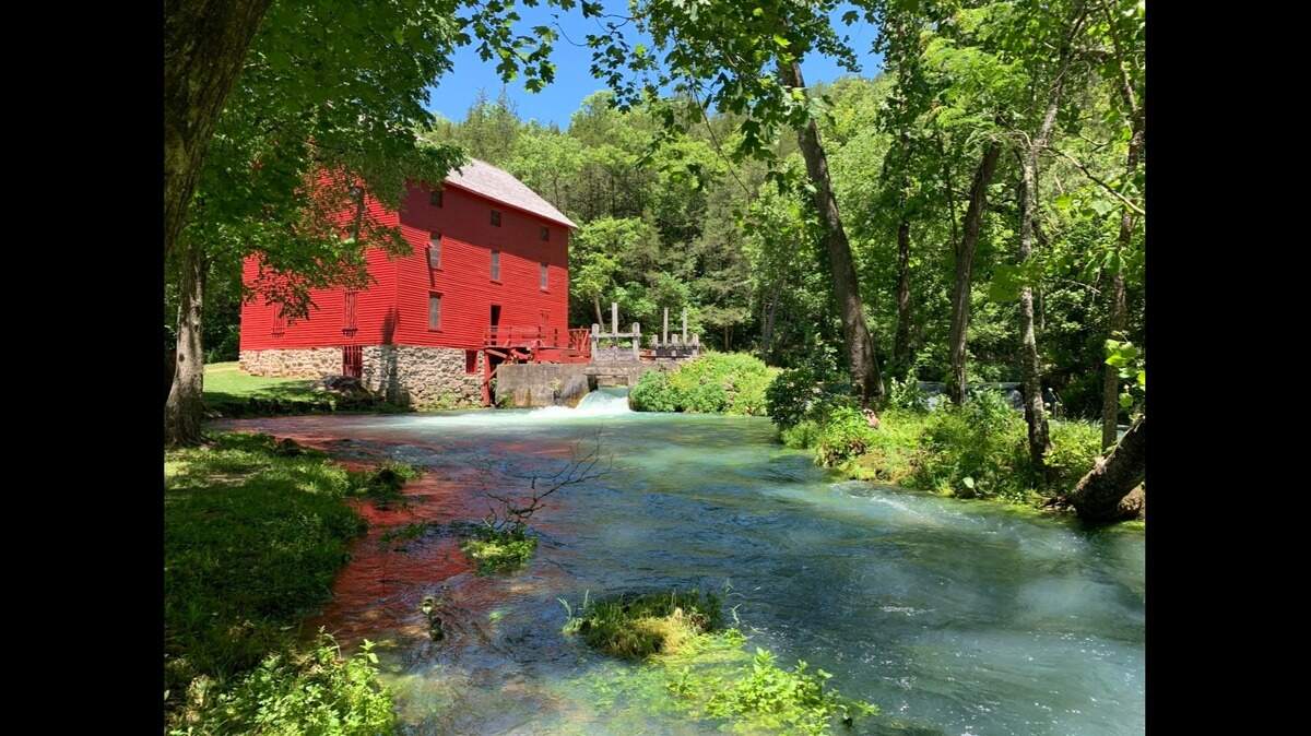 Martin Ward visited Alley Spring while passing through Missouri.