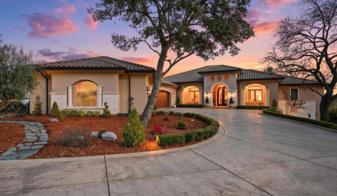 The home on what’s considered the best lot in all of Fair Oaks features five bedrooms and five baths.