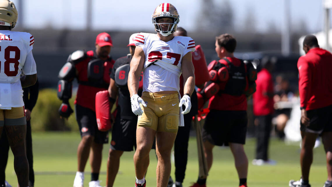 Nick Bosa makes ‘a lot of progress’ with knee injury. When will he return for 49ers?