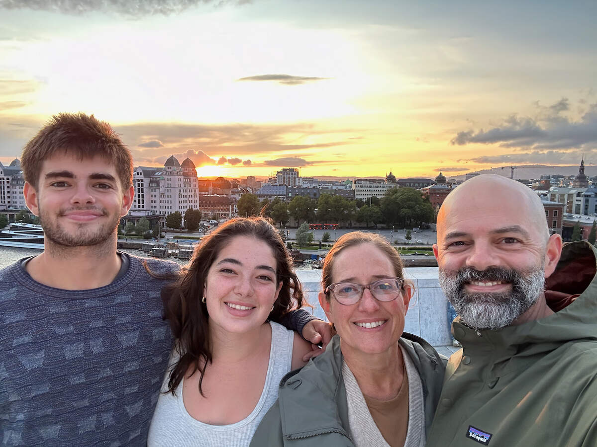 An undated photo of Bobby Podesta, far right and his family.