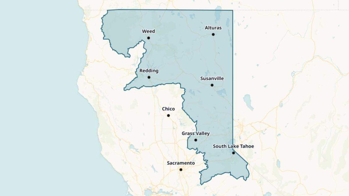 The 1st Congressional District of California in the U.S. House of Representatives.