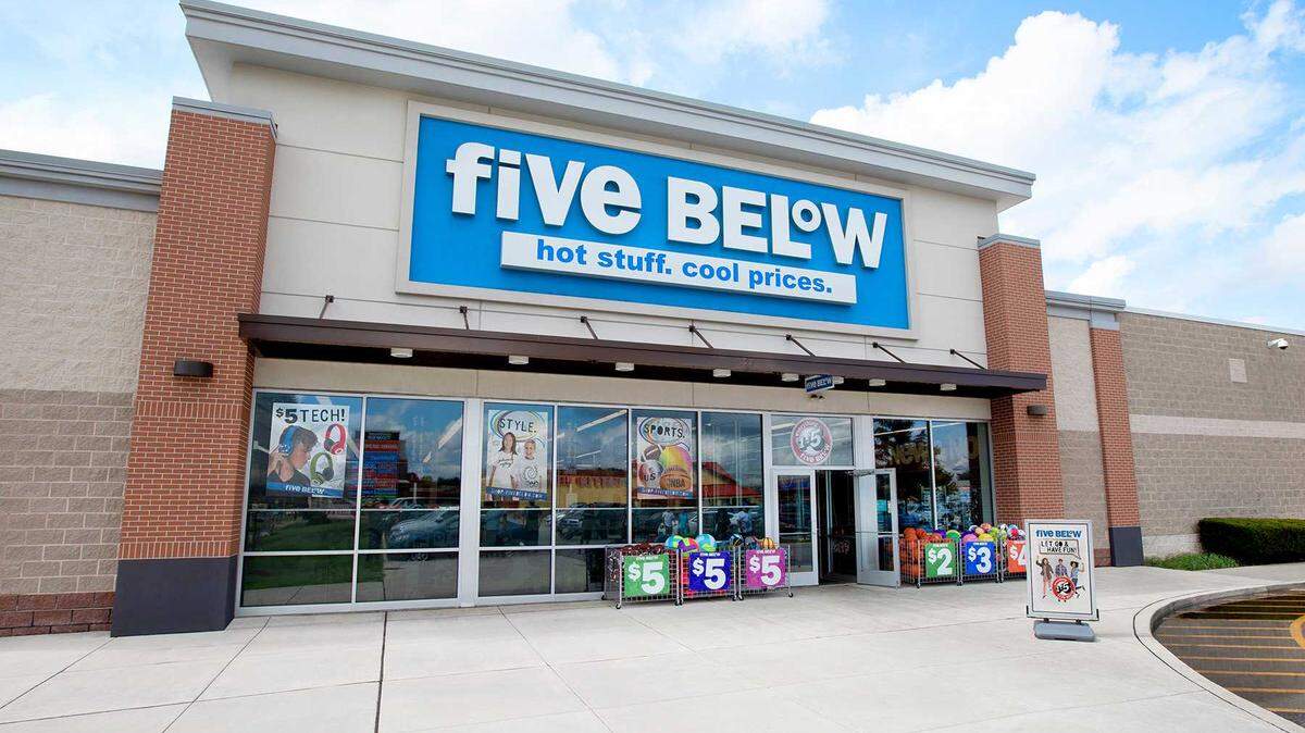 An outside view of Five Below and its exterior signage. A new store will open at 1052 Emerald Bay Road in South Lake Tahoe on Friday.