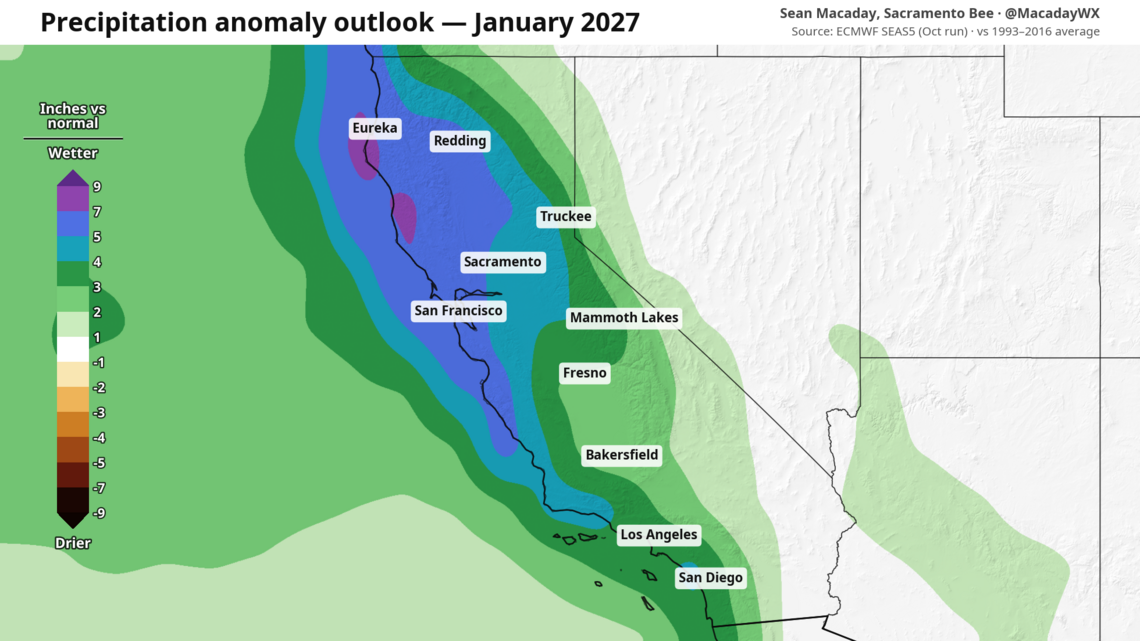 New data: Super El Niño to bring even more rain to California, how much could we get?