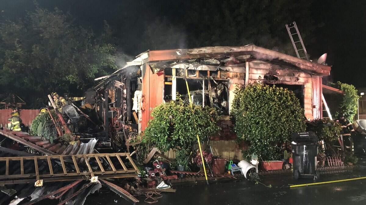 A house on Coed Lane in Florin caught fire and was seriously damaged on Sept. 30, 2018.