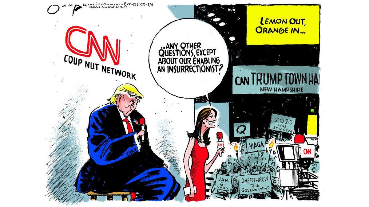 CNN decides to give former President Donald Trump an hour of mostly unfettered tv time.
