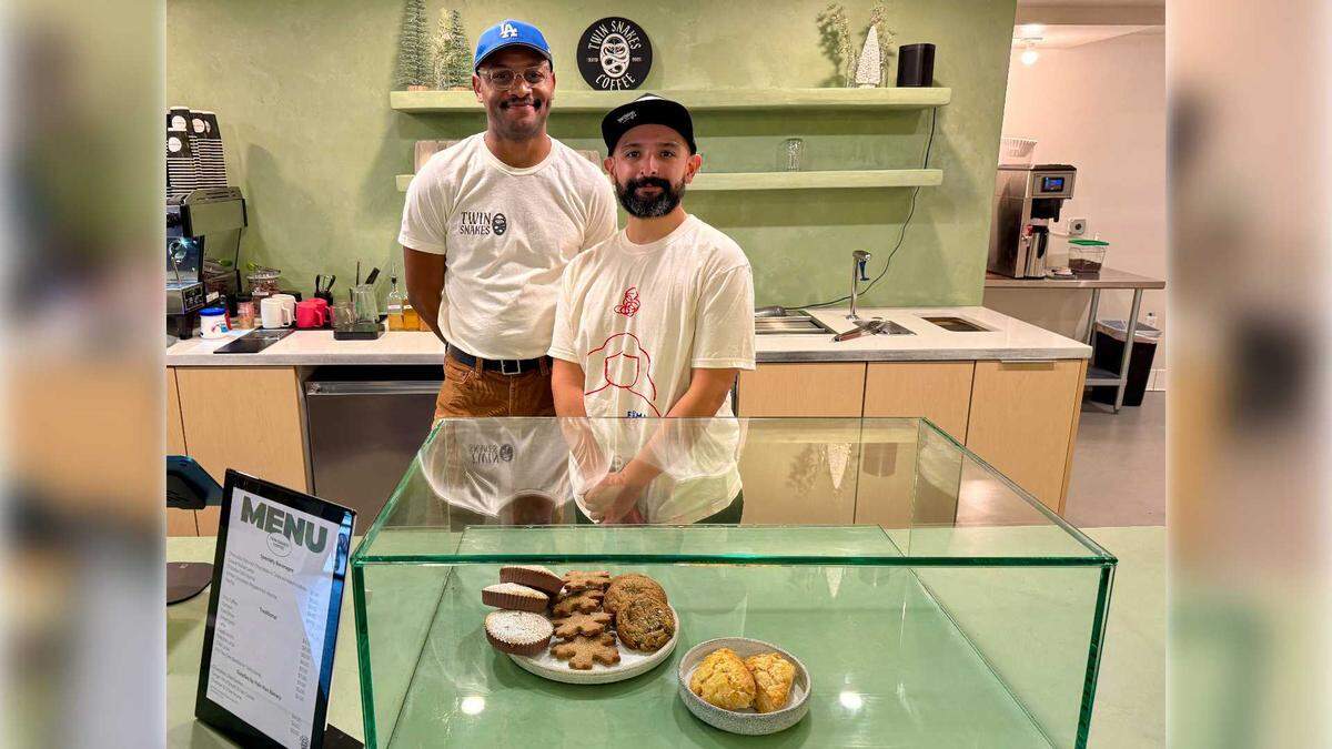 Malik Nimmo of Twin Snakes Coffee took over the space formerly operated by Milka Coffee Roasters in the Warehouse Artist Lofts building at 1108 R Street in Sacramento. Twin Snakes serves pastries and breakfast burritos made by Alain Toral of Pain Pan Bakery.