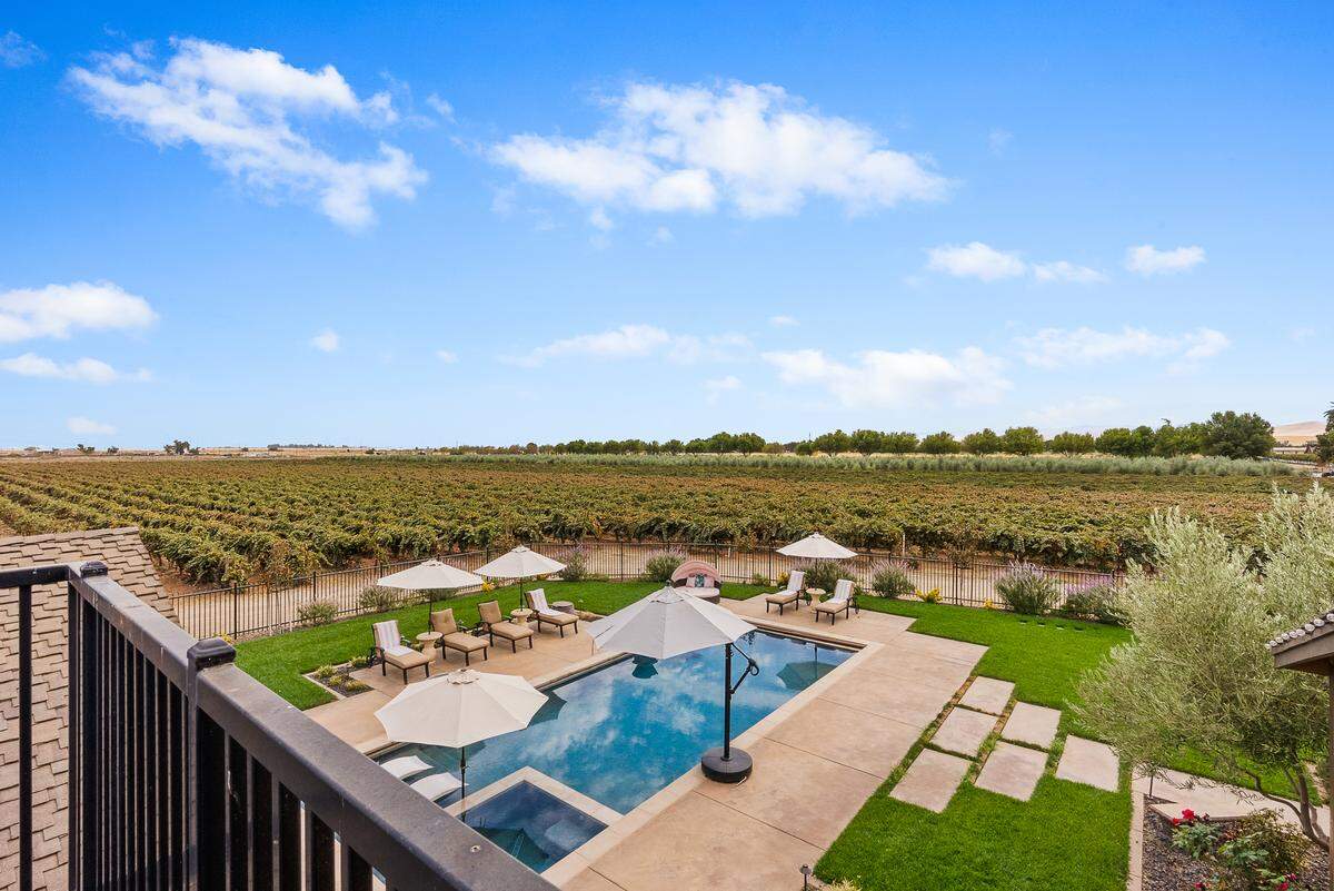 The Contra Costa property comes with a pool, 30 acres of vineyards producing award-winning wines, an events center and baseball field.