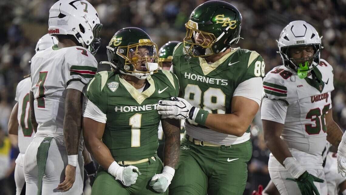 Sac State blasts Mississippi Valley State by more than 50 on night of FBS firsts