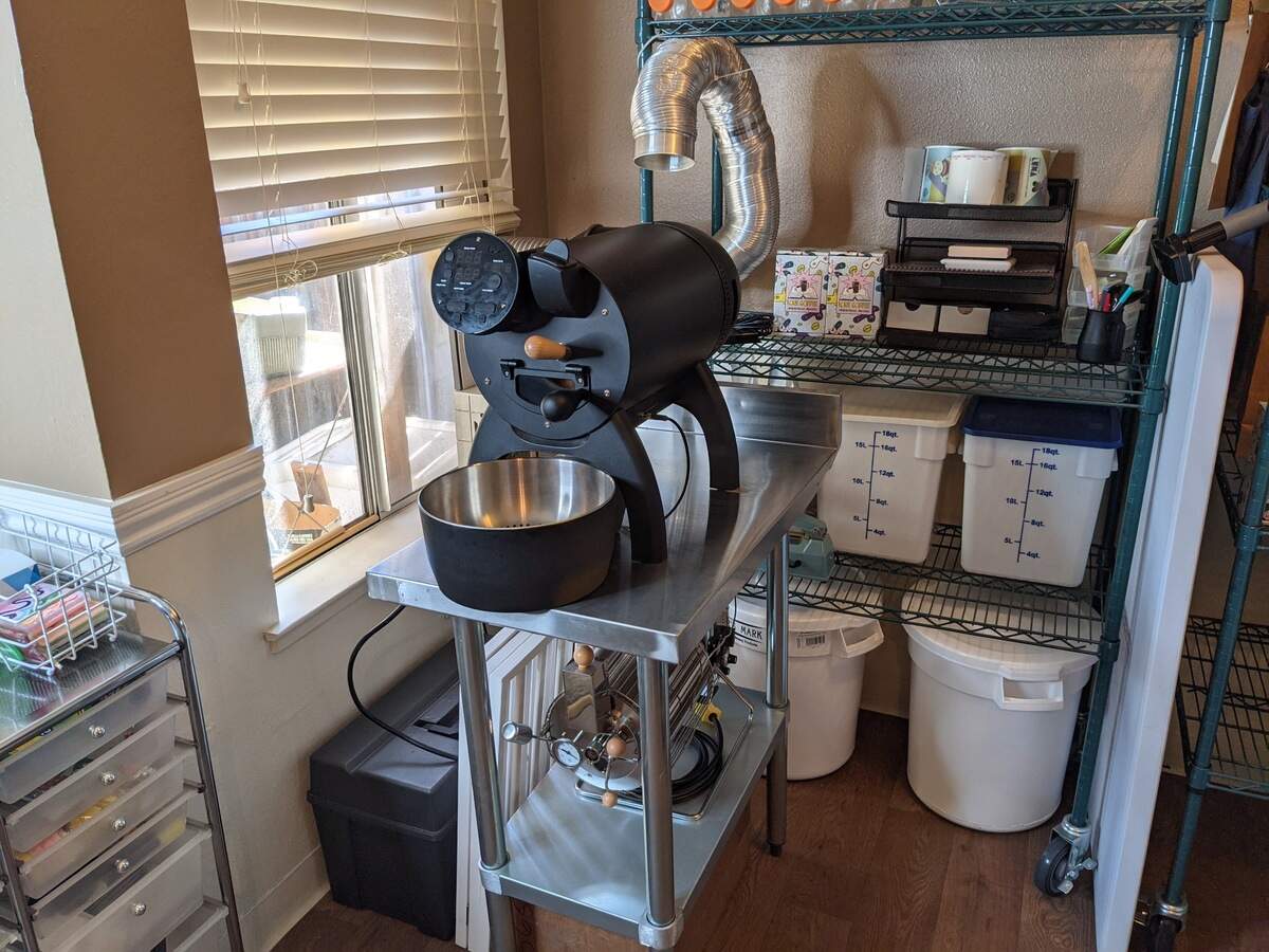Jess Mill, co-founder of Weird City Coffee, runs their roastery business using an aillio bullet roaster with coffee purchased through green coffee importers including Genuine Origin, Royal and Coffee Shrub.