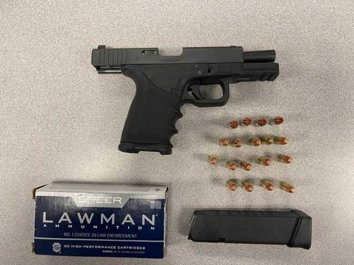Investigators on Thursday Oct. 6, 2022, released a photo of a privately manufactured firearm, commonly known as a ghost gun, that they believe was used in a confrontation at intersection of Olive Drive and Richards Boulevard in Davis, California.