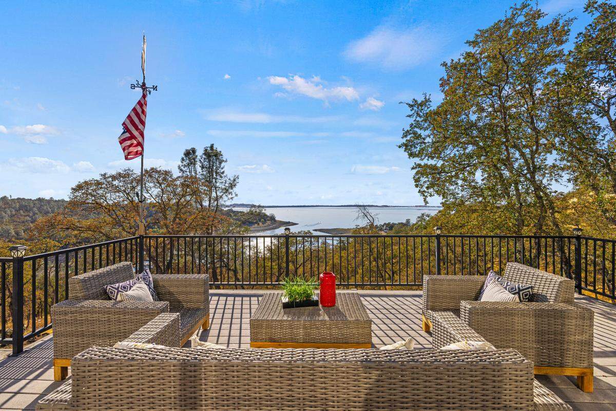 The lake views are stunning from the El Dorado Hills property on Vista Mar Drive.