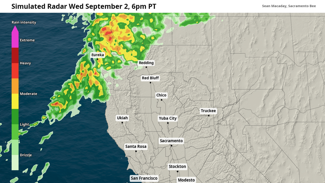 An early autumn? Showers coming across NorCal — here’s how much rain could fall
