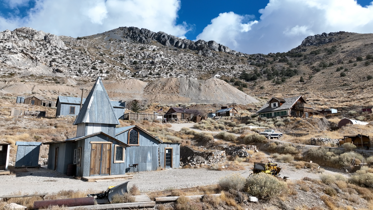 Cerro Gordo is a historic 19th-century mining town in the Inyo Mountains.