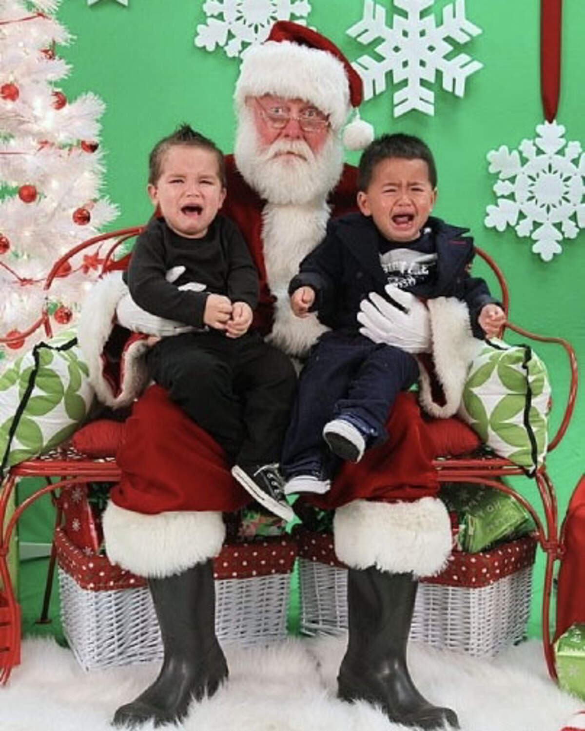 Bill Anderson, a long-time Folsom resident and railroad historian, dressed as Santa Claus at community events for 30 years. Outside of a Raleys store in 2009, Anderson found himself facing some teary clients.