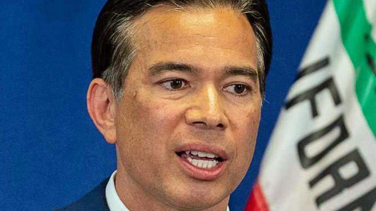 California Attorney General Rob Bonta.