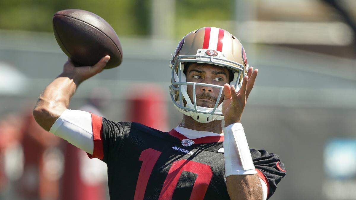 Jimmy Garoppolo took his mandatory physical Friday and the 49ers quarterback was cleared to compete following the left ACL tear suffered in a Week 3 loss at Kansas City last season.