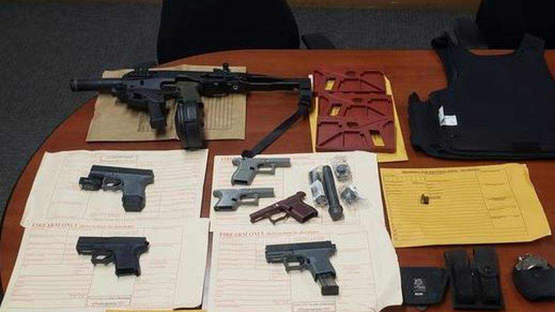 Police found an arsenal of firearms and explosives after a man shot at a tow truck driver trying to repossess a Mercedes, San Francisco cops say.