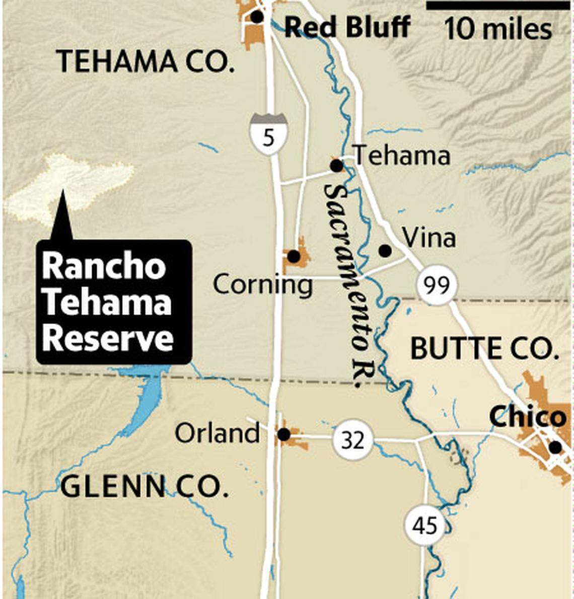 Located about 20 miles west of Interstate 5, Rancho Tehama’s remote location makes it difficult for law enforcement to reach quickly.