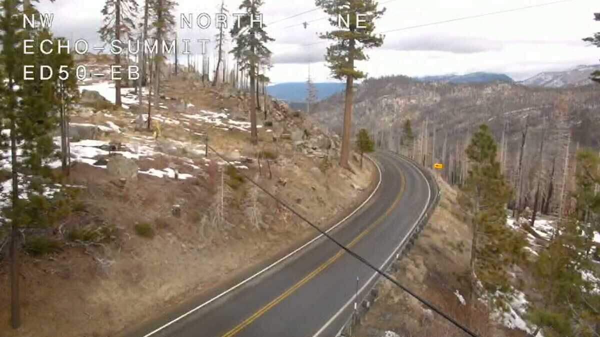 Caltrans officials said Saturday, Dec. 30, 2023, that Highway 50 was closed between Sly Park Road and Meyers.