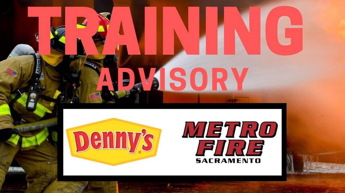 Metro Fire crews will be conducting training at a former’s Denny’s restaurant in Carmichael starting about 10 p.m. Wednesday, Oct. 2, 2019. The building will be burned to the ground.